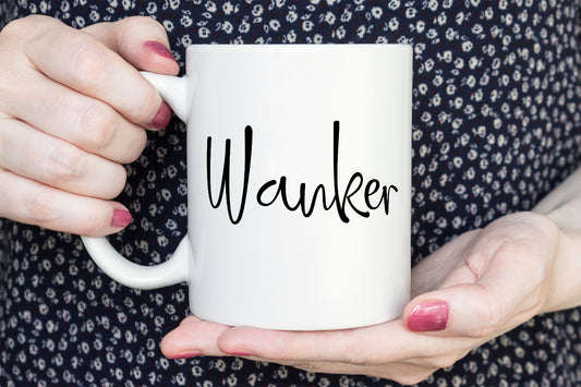 “W*nker” Funny Coffee Mug | Sarcastic Office Mug