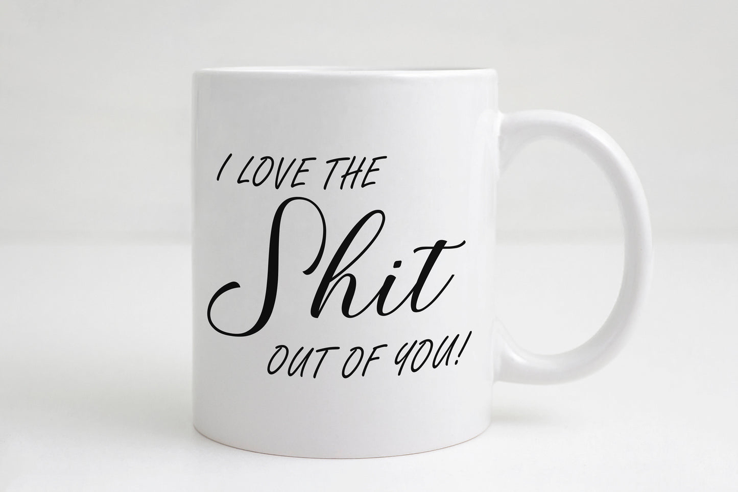 I love the shit out of you mug