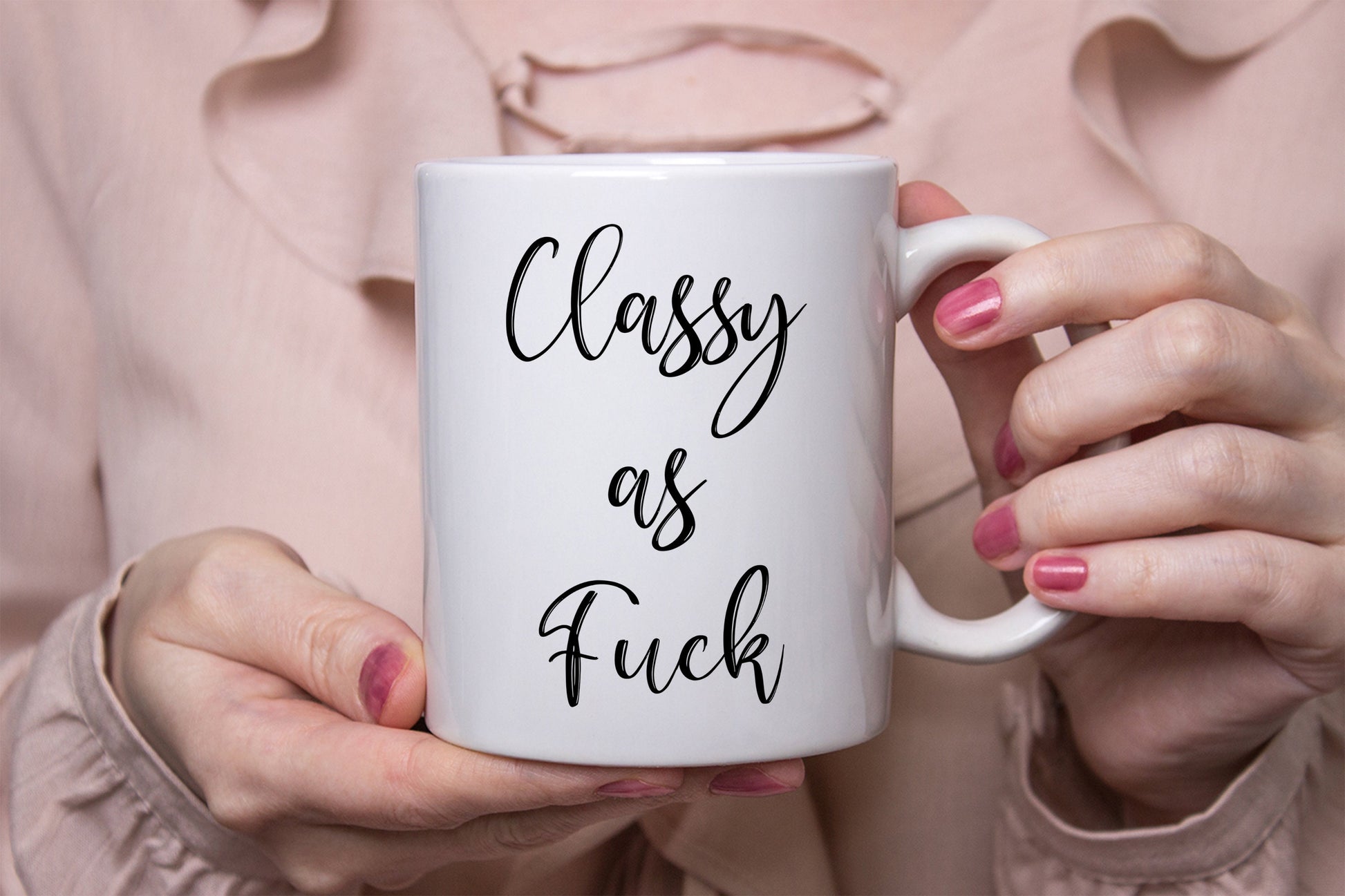 Bold and humorous coffee cup gift idea