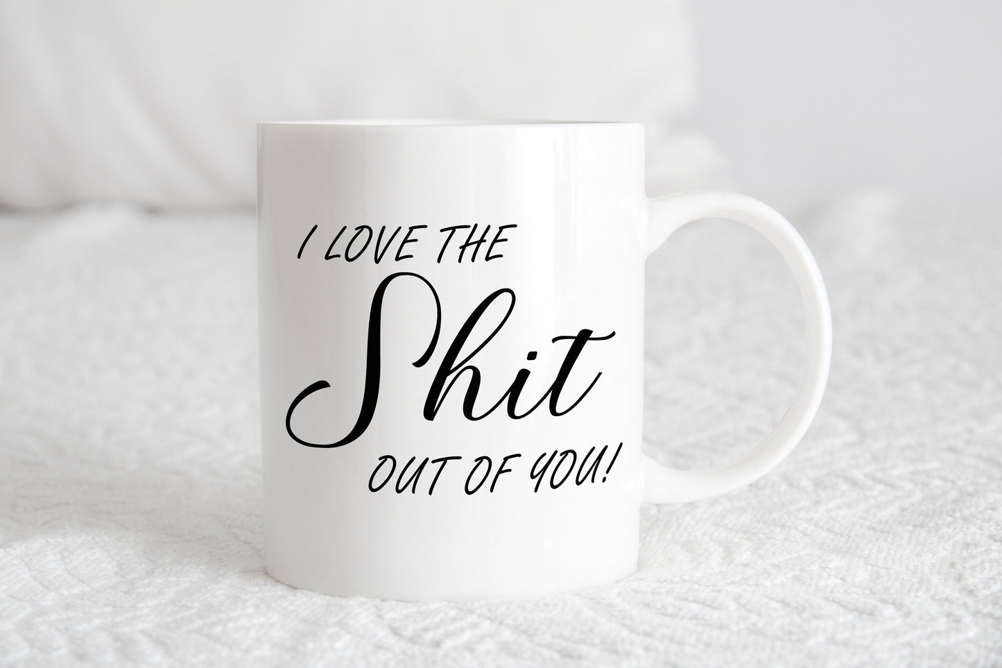 I love the shit out of you mug